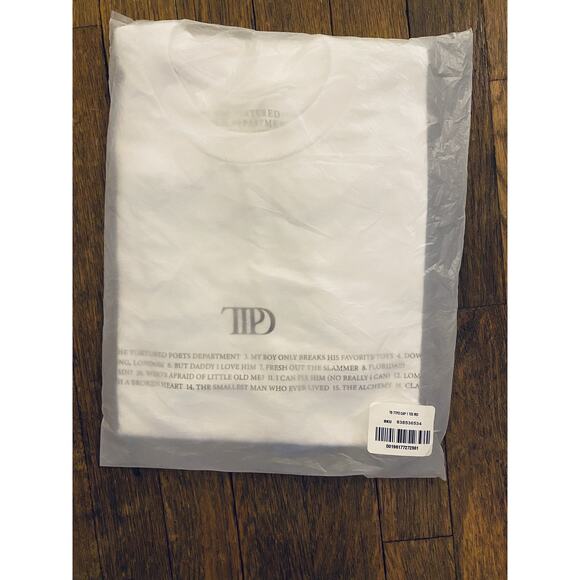 SHIP ASAP Taylor Swift Tortured Poets Department Capital One TTPD T-Shirt MEDIUM - Picture 6 of 7